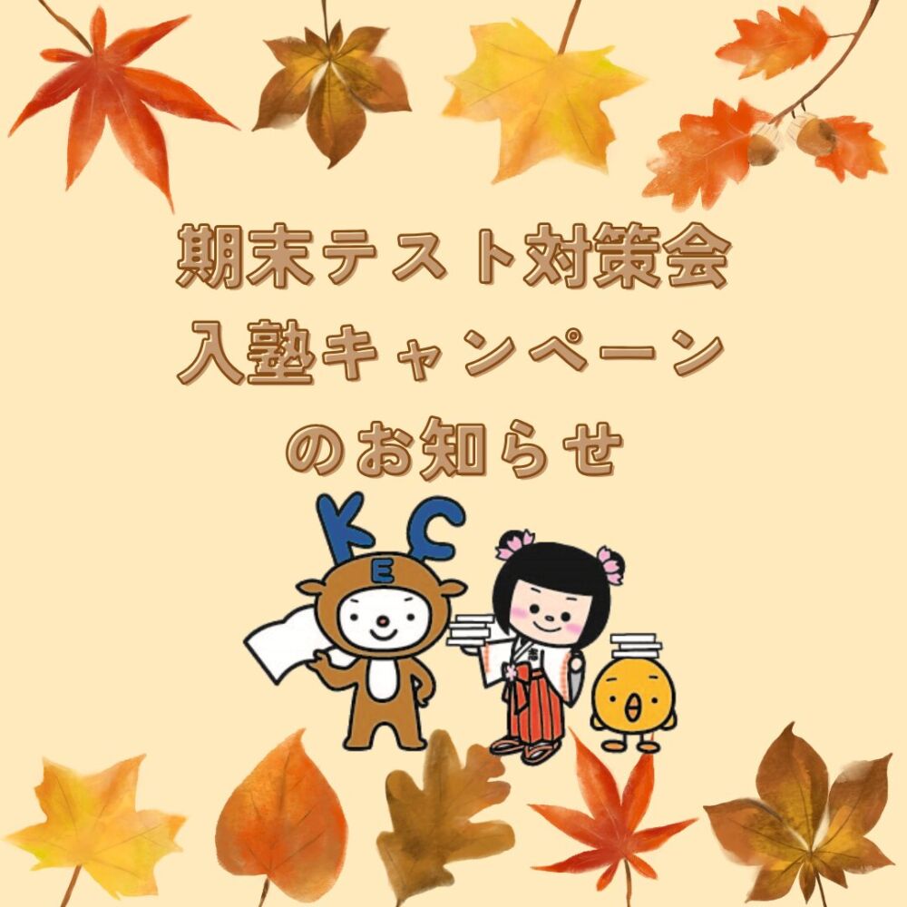 2学期期末テスト対策会のご報告！【集団×個別】