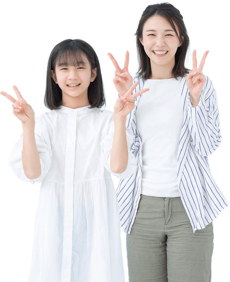 塾生と保護者のイメージ