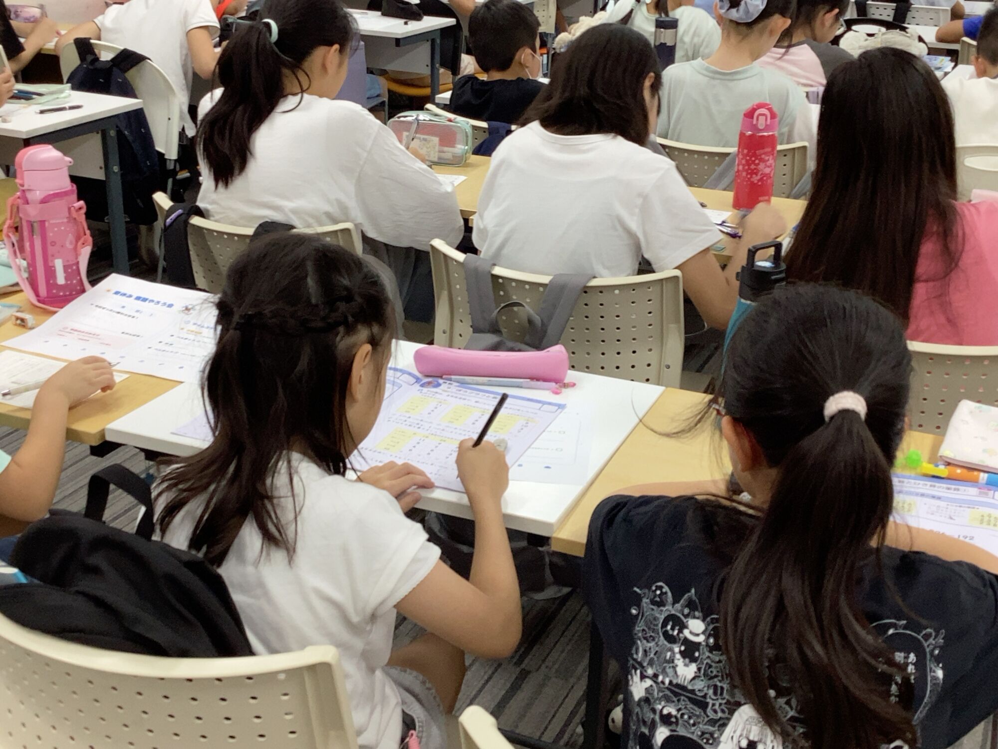 宿題やろう会」で夏休みの宿題をスッキリ🌟＆奈良女子大附属小にお通い