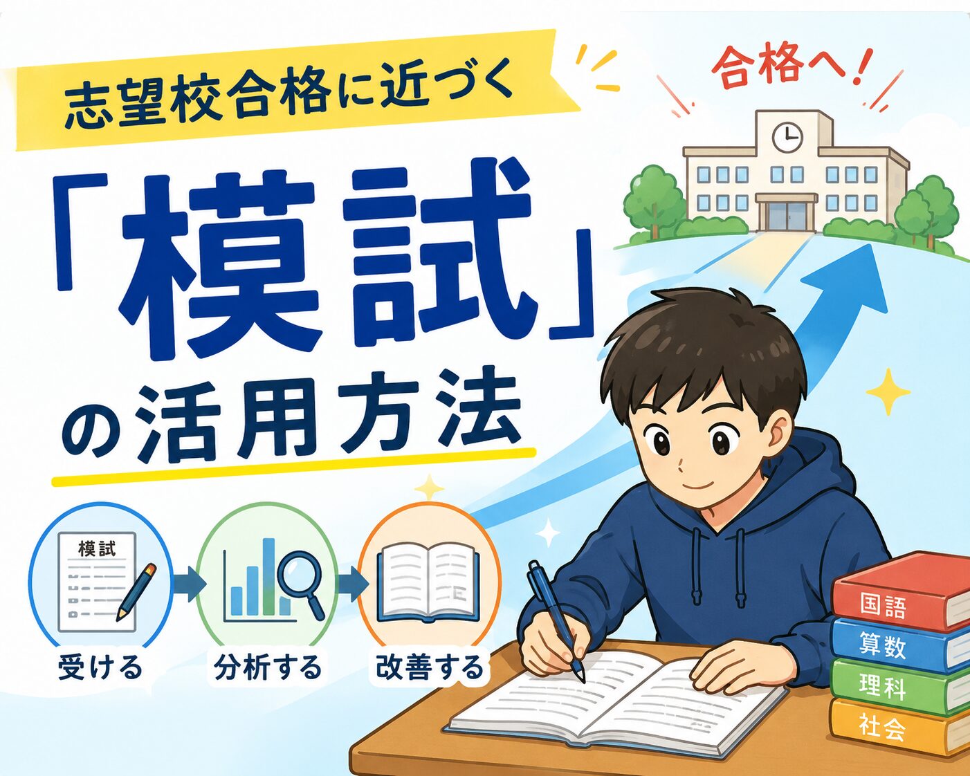 【中学受験生必見!】志望校合格に近づく「模試」の活用方法