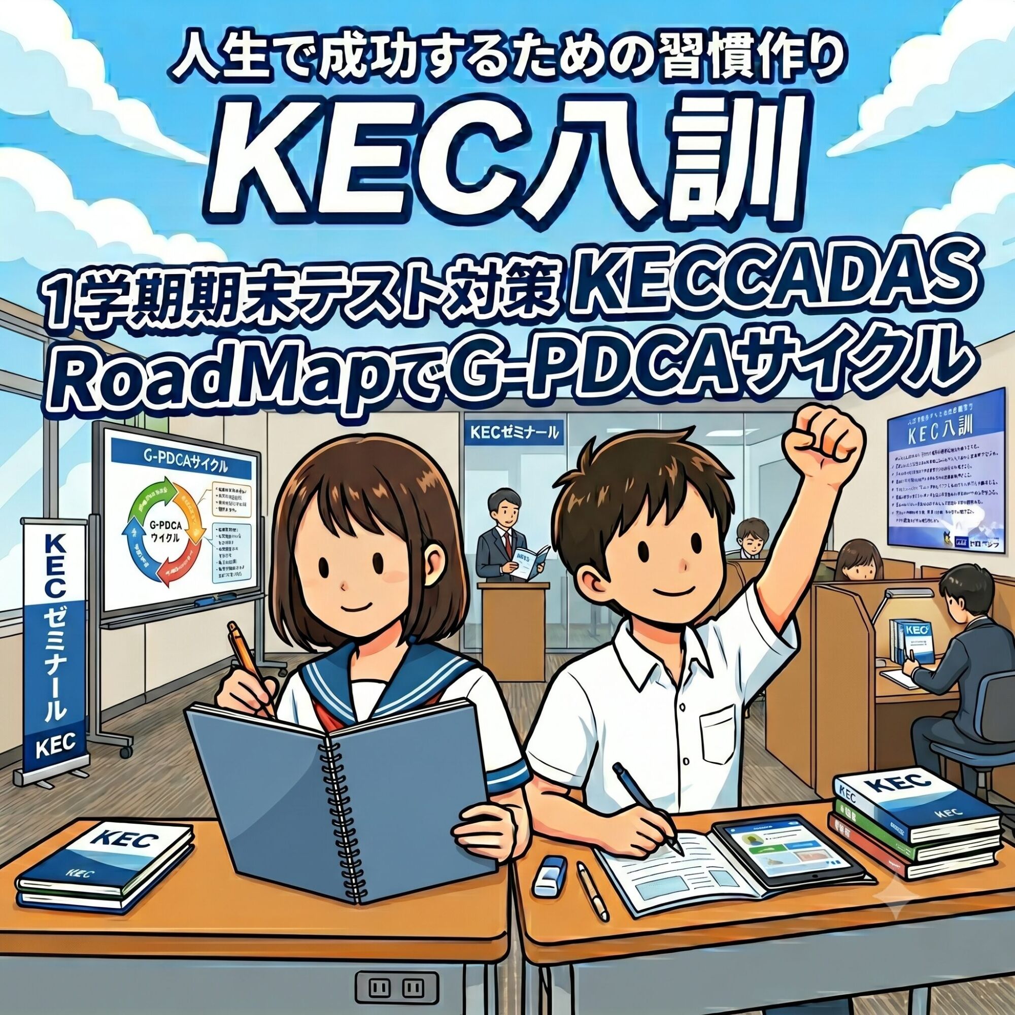 大人になっても困らない計画力を！1学期期末テスト対策「KECCADAS」スタート！