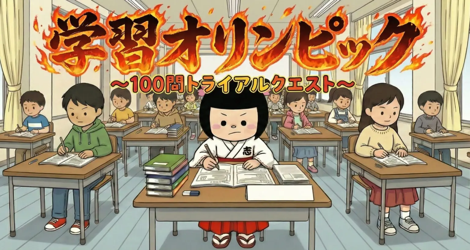 【参加無料イベント】学習オリンピック～100問トライアルクエスト～【新小5～新中1対象】