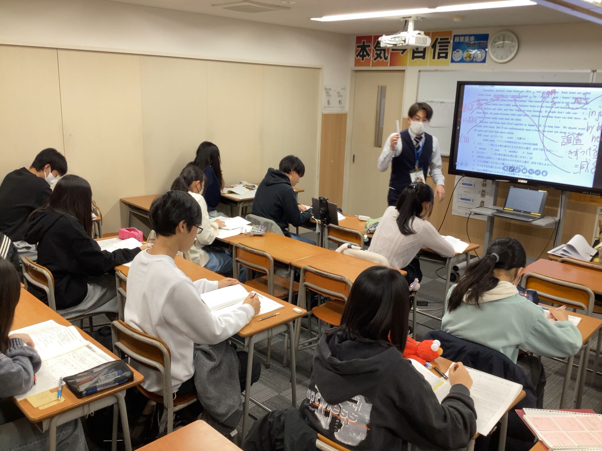 中学生2学期期末テスト速報&小学生も頑張っています!