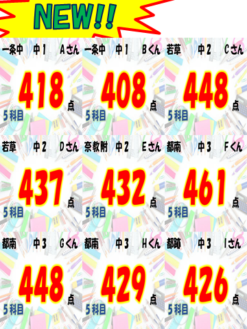 📒期末テスト結果速報！③