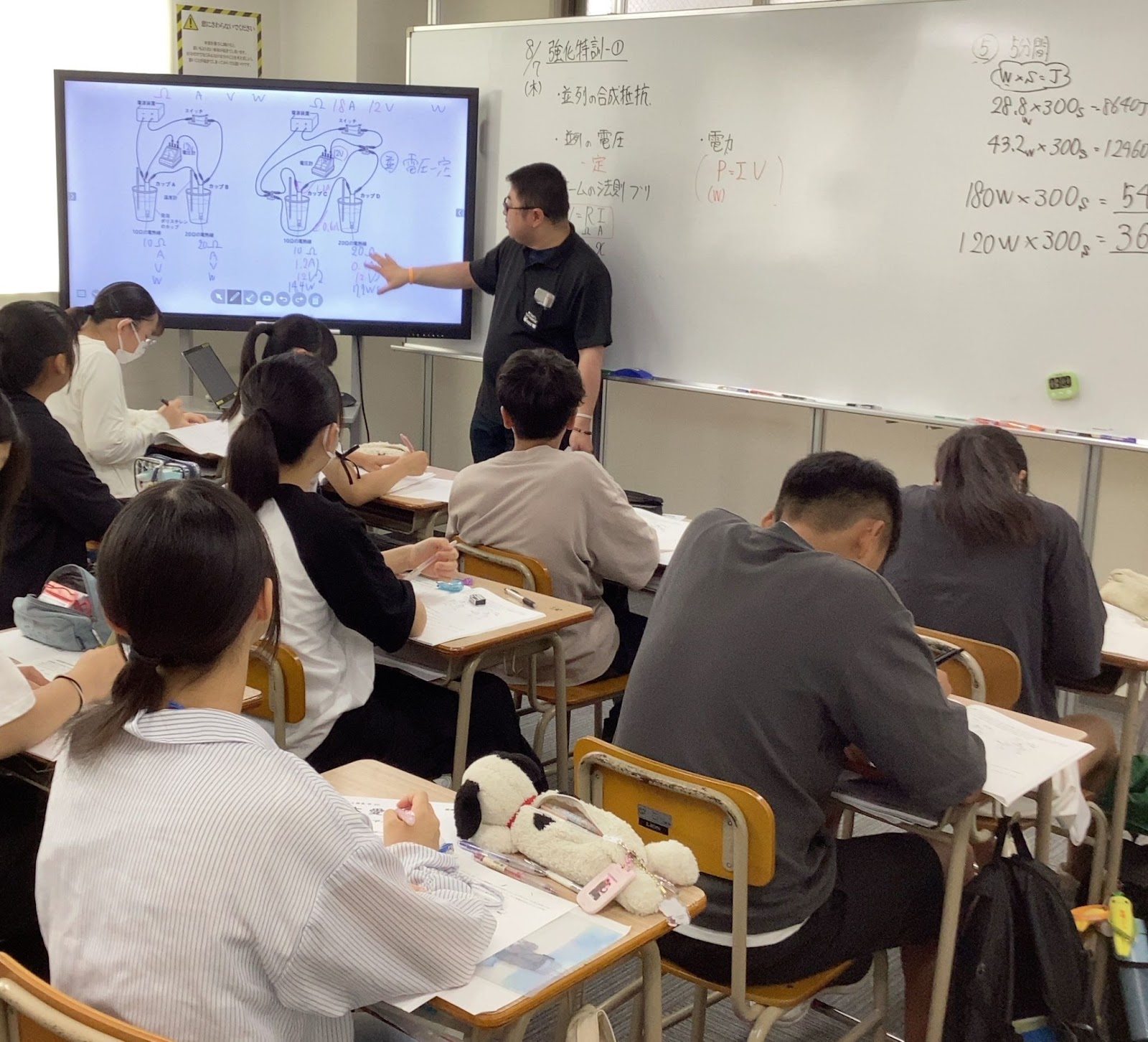 🔥「リアル入試」後、受験強化特訓に全力で挑む中３・小６・小５の姿