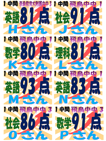📒定期テスト結果速報！②