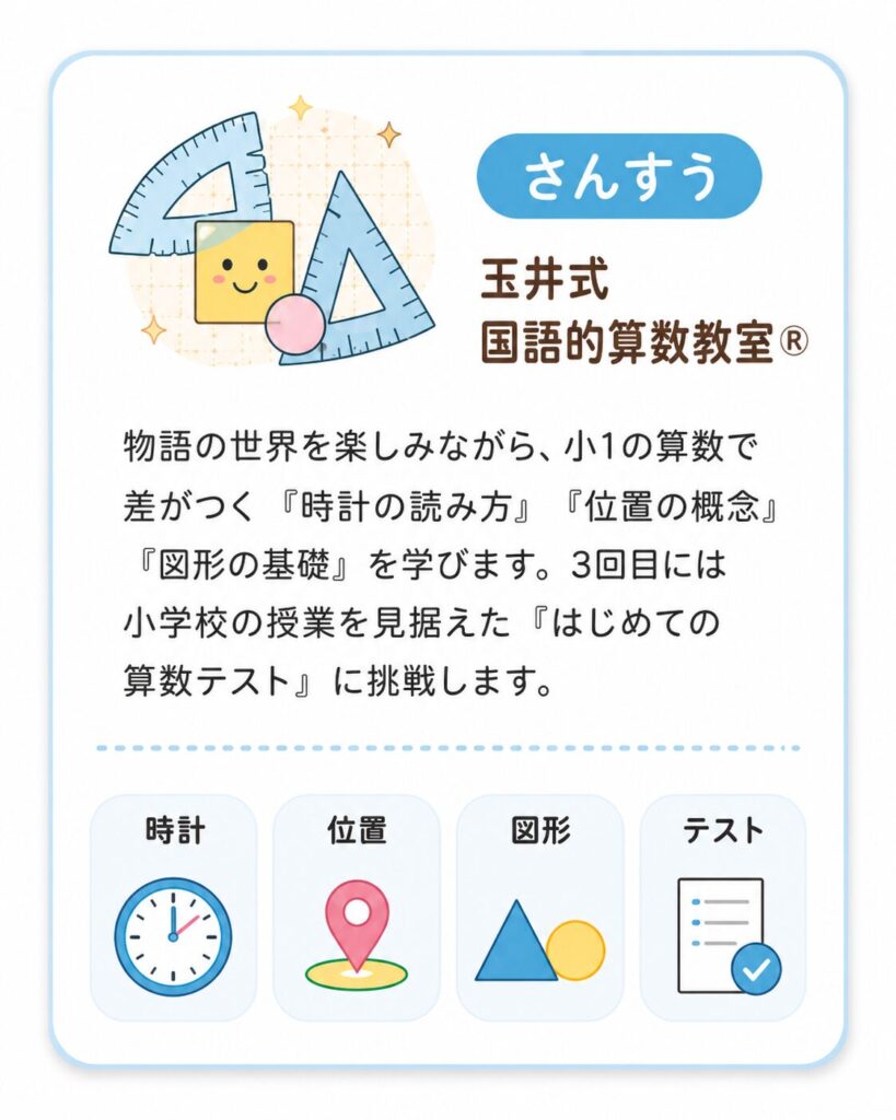 さんすう 玉井式 国語的算数教室