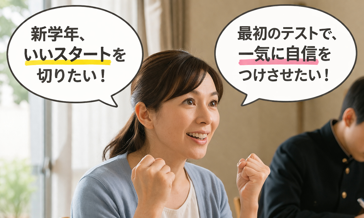 中学生】新学年、はじめのテストが超重要！KECの定期テスト対策 無料ご